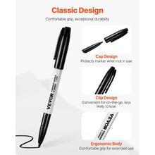 36-Pack Permanent Markers Fine Point Quick-Drying & Fade-Resistant for Various Surfaces (Black)