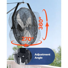 20″ High-Velocity Wall Fan with Aluminum Blades