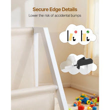 3-Tier Kids Bookshelf with Sling Book Rack & Storage Bag Toy Storage Organizer for Kids Room