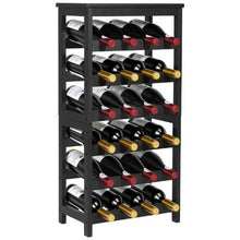 24 Bottle Detachable Wine Rack For Kitchen Cellar Bar Dining Room (6-Tier)