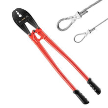 30-Inch Hand Swager Tool 5/32" 1/4" & 5/16" Wire Rope Cable Crimper