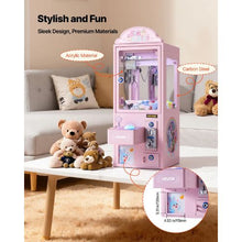 Claw Crane Arcade Machine – Dual Layer Prize Grabber for Commercial Home Cinema Black Purple