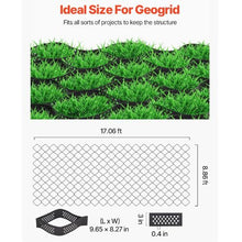 3 Inch 17x9' Ft  Depth Geocell Grid for Gravel Ground Grid GG-D75-450