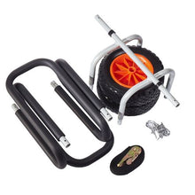 SUP Kayak Cart 150lb Capacity Trolley with 10" Solid Tires & Strap for Paddleboards and Surfboards