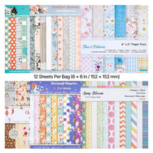 6 x 6 In Scrapbook Paper 72 Sheets for Scrapbooking & DIY Crafts