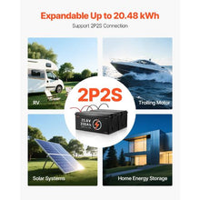 24V 200Ah LiFePO4 Battery 100A BMS 5120Wh Deep Cycle Low Temp Protection for RV Camper Trolling Motors Marine