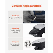 22 Lbs Iron Anvil Single Horn Anvil  with Large Countertop and Stable Base for Shaping Bending 22BLACK
