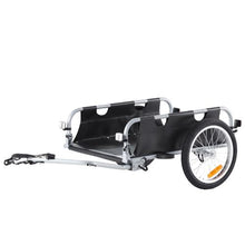 Heavy-Duty Bike Cargo Trailer – 100 lb Capacity, Foldable Cart with 16" Wheels & Universal Hitch