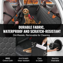 53 X 24.8 In Dog Car Seat Cover With Back Seat Waterproof for Car WMDY24154
