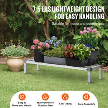 48 In Aluminum Dunnage Rack 1000 lbs Capacity – All-Welded, for Restaurants, Kitchens and Garages ( Assembled Type)