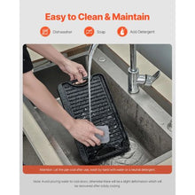 185x342 mm Reversible Grill/Griddle for Indoor/Outdoor Stove Top Burner