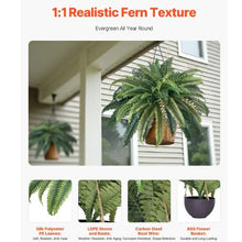Artificial Plants Large for Outdoors and Indoor Home Office Garden Artificial Boston Ferns Plants (Pack of 1)