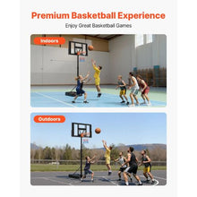 44 inch Portable Basketball Stand Adjustable Basketballs Goal System with Built-in Rolling Wheels for Kids Teens  Adults