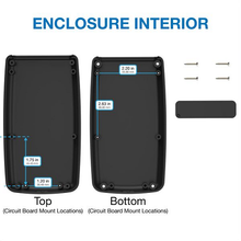 Mother Board Fixing Storage Box Black ,Hand Held Enclosure With Removable End Panel H65BK