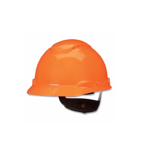 Ratchet Suspension Orange Hard Hat And Cap 142-H-707SFV-UV
