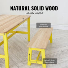 Toddler Learning Table and Bench Set