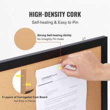 Cork Board Cork Board Double-sided Bulletin Board with MDF Sticker Frame for Office&Home