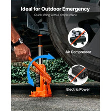 6 Ton Hydraulic Long Ram Capacity with Single Piston Pump and Clevis for Garage & Shop