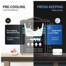Commercial Ice Cream Maker with LCD Display