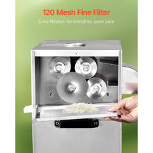 Commercial Sugarcane Juicer 800W Electric Press 661 lbs/H High Output 4 Stainless Steel Rollers