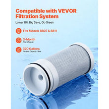 Faucet Filter Replacement 5-Layer High-Efficiency Cartridge 3-Month & 317 Gallon Lifespan Compatible (3-Pack)