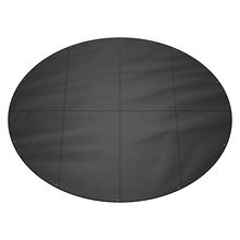 15 Ft Round Solar Pool Cover, 420D Oxford Winter Waterproof Cover with Drawstring – Black