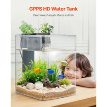 2-Gallon Smart Arch Aquarium with 3-Color LED Lighting