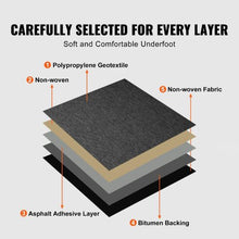 20 x 20 In Reusable Carpet Tiles with Padding – Soft Padded Squares for Easy DIY Installation in Bedroom & Living Room (20 Pcs)