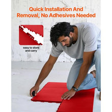 12.4 X 12.4 In PP+PVC Puzzle Floor Tiles for  Gym Floor and  Dance Enthusiasts Training Mat HJP24110-822