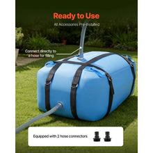 35 Gallon Collapsible Water Storage Bladder Leakproof TPU Soft Water Tank for Camping RV Irrigation & Outdoor Use