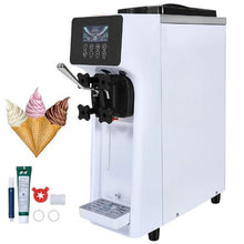 Commercial Ice Cream Maker LCD Display Countertop