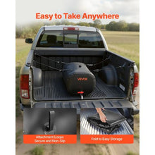 30 Gal Water Storage Bladder Collapsible 1000D PVC Leakproof Water Tank for Camping RV & Garden Use (Black)