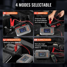 35-Amp Smart Battery Charger, LiFePO4 & Lead-Acid (AGM/Gel/SLA) with LCD Display