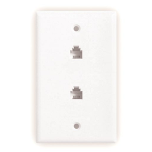Category 5e Jack 1 Port Stainless Steel Wallplate WP-5E-SS