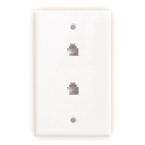 Category 5e Jack 1 Port Stainless Steel Wallplate WP-5E-SS