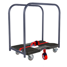 Snap-Loc Industrial Strength E-Track Panel Cart Black Dolly SL1500PC4B