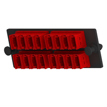 16 Port Opticom MPO Fiber Optic Adapter Panel FAP Horizontal FAPH1624RDMPO