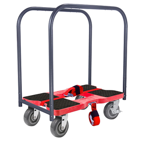 Snap-Loc Super-Duty E-Track Push Cart Red Dolly SL1800D6R