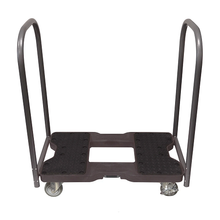 Snap-Loc Industrial Strength E-Track Panel Cart Black Dolly SL1500PC4B