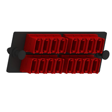 16 Port Opticom MPO Fiber Optic Adapter Panel FAP Horizontal FAPH1624RDMPO