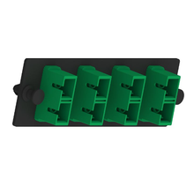 4 Port Opticom SC Fiber Optic Adapter Panel Duplex APC FAP4WAGDSCZ
