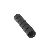 100' Black Polyethylene Spiral Roll Wrap T50FR-C20Y