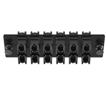 12 Port Opticom MPO Fiber Optic Adapter Panel FAP Horizontal FAPH1212BLMPO