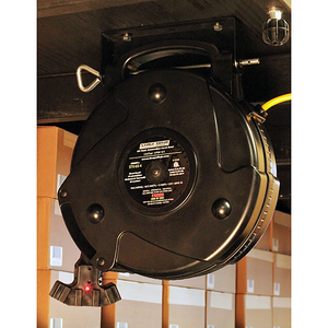 65 Foot Retractable Quad Tap 12/3 Power Reel STX-65-4