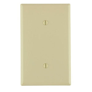 1-Gang Blank Wallplate Standard Size Ivory 80719-I