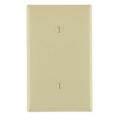 1-Gang Blank Wallplate Standard Size Ivory 80719-I