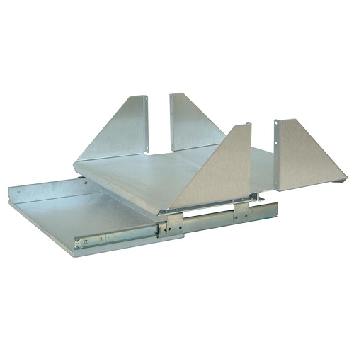 CPU/Monitor Shelf with Single Sliding Keyboard Tray 11487-123