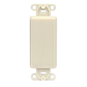 One Gang Decora Blank Insert Ivory 80414-I