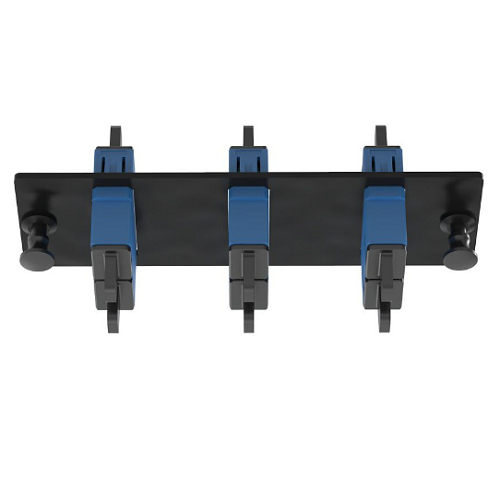 3 Port Opticom SC Fiber Optic Adapter Panel Duplex OS1/0S2 FAP3WBUDSCZ