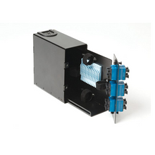 DIN Rail Enclosure Accommodates 1 Adapter Plate Liquid Gland Black Empty Tight Cable DTC1APG
